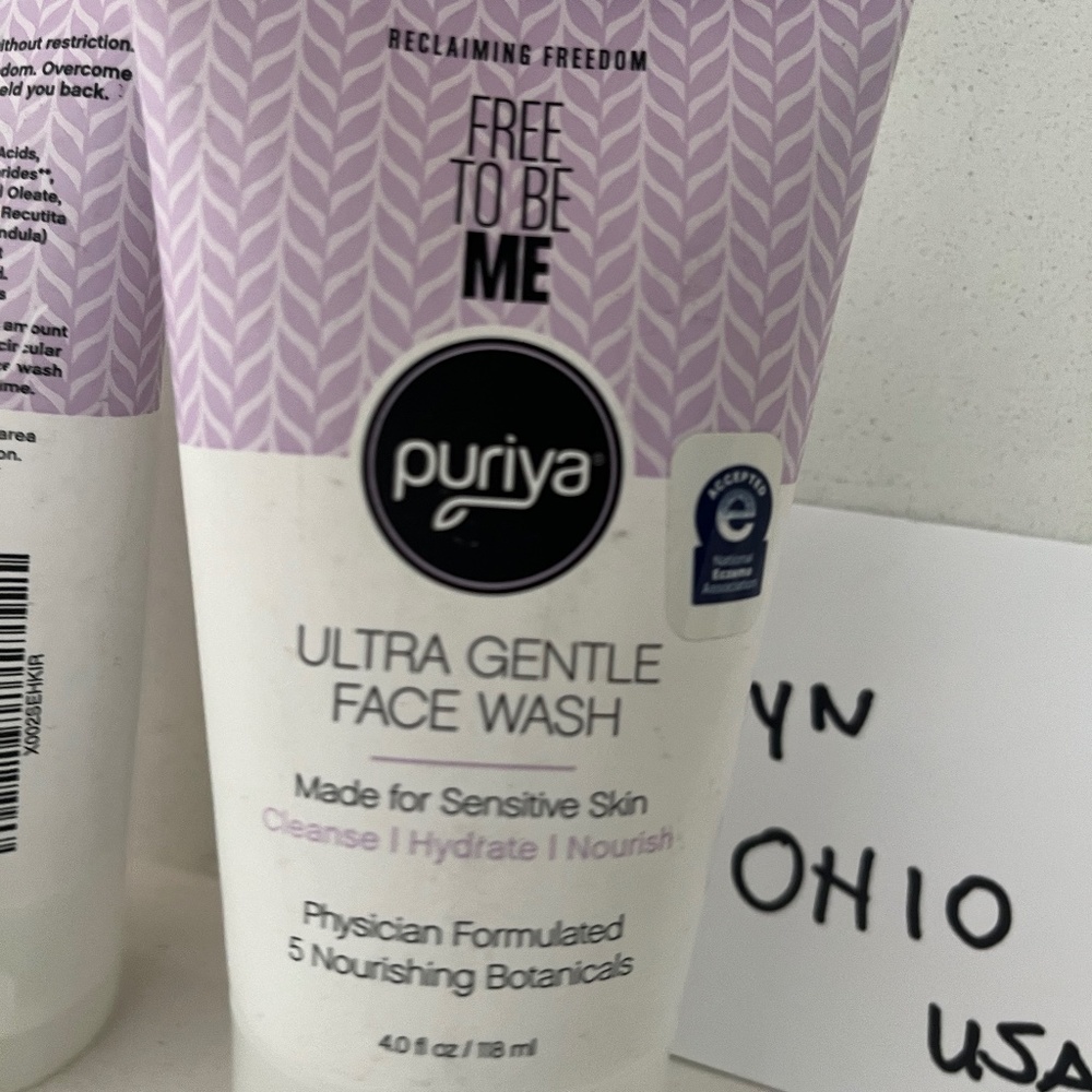 Puriya Free to be Me face wash NEW, Puriya Face wash, Puriya Anti-aging NEW!